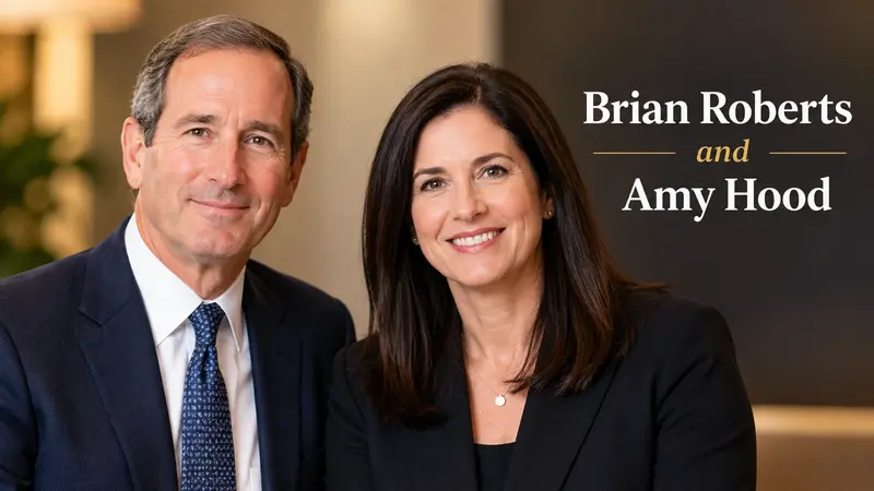 Brian Roberts and Amy Hood