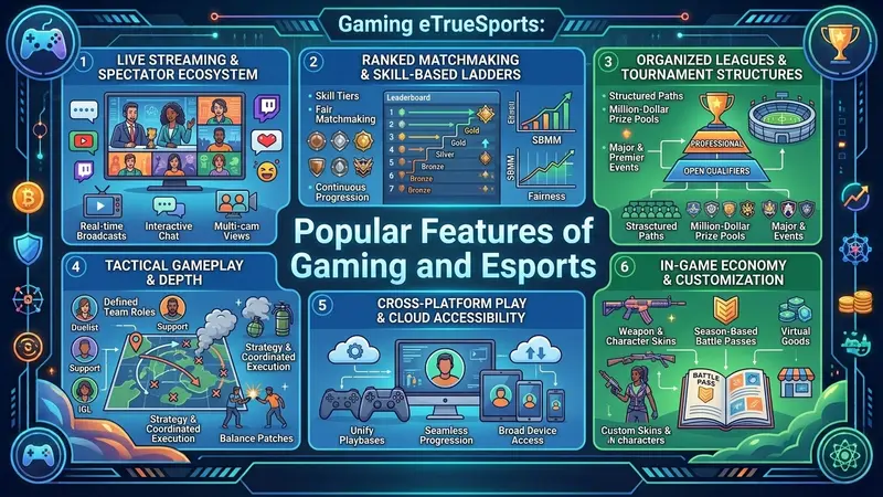 Popular Features of Gaming and Esports